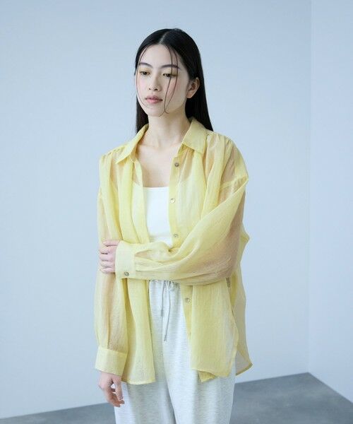 VICKY / ビッキー シャツ・ブラウス | リネンライクボイルシャツ | 詳細11