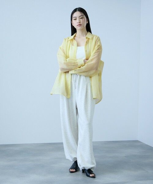 VICKY / ビッキー シャツ・ブラウス | リネンライクボイルシャツ | 詳細12