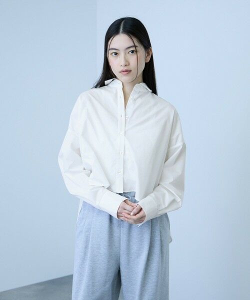 VICKY / ビッキー シャツ・ブラウス | バックロング フォルムシャツ | 詳細1