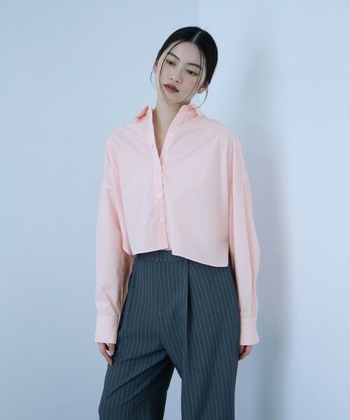 VICKY / ビッキー シャツ・ブラウス | バックロング フォルムシャツ | 詳細5