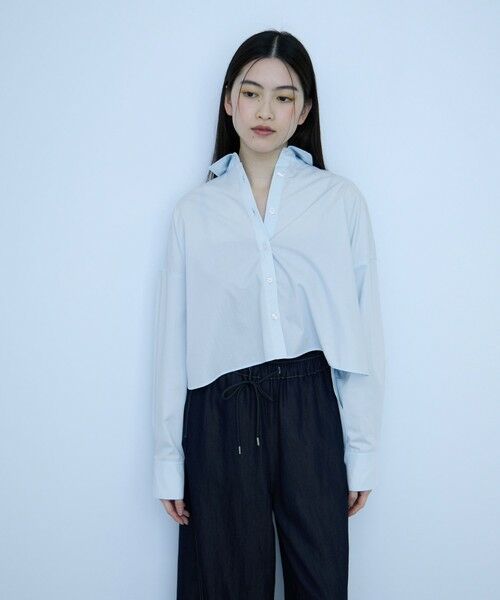 VICKY / ビッキー シャツ・ブラウス | バックロング フォルムシャツ | 詳細13