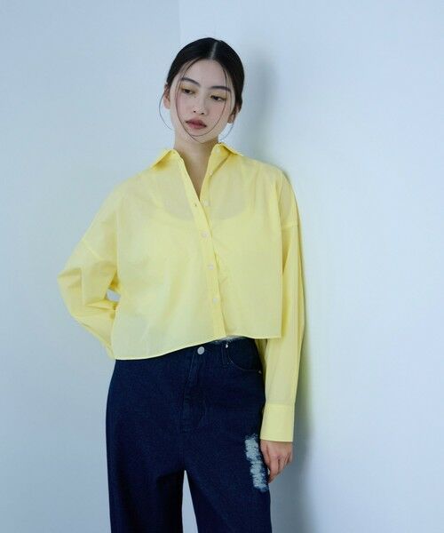 VICKY / ビッキー シャツ・ブラウス | バックロング フォルムシャツ | 詳細17