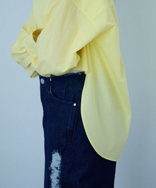 VICKY / ビッキー シャツ・ブラウス | バックロング フォルムシャツ | 詳細20