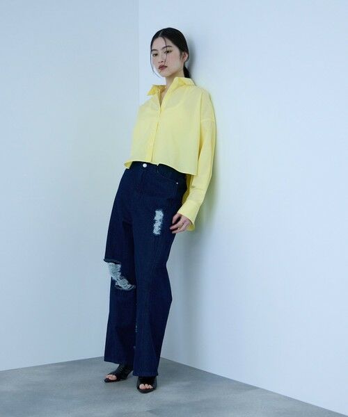 VICKY / ビッキー シャツ・ブラウス | バックロング フォルムシャツ | 詳細22