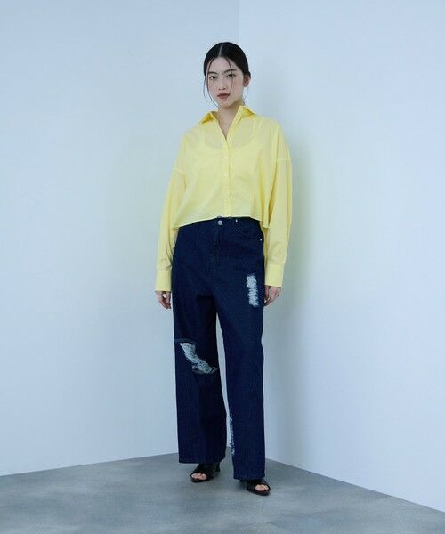 VICKY / ビッキー シャツ・ブラウス | バックロング フォルムシャツ | 詳細23