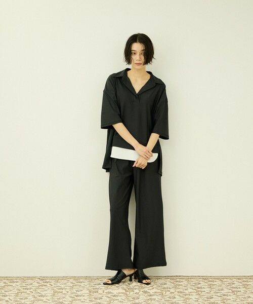 VICKY / ビッキー ロング・マキシ丈ワンピース | 【上下セット】UVカットジャージ シャツパンツセット | 詳細1