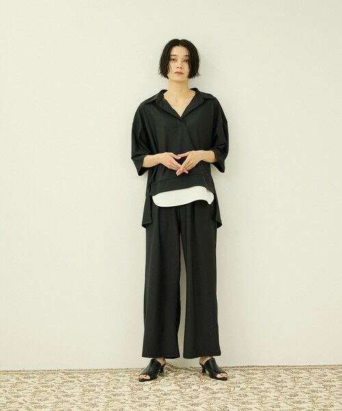 VICKY / ビッキー ロング・マキシ丈ワンピース | 【上下セット】UVカットジャージ シャツパンツセット | 詳細2