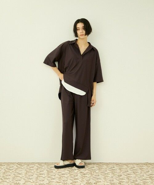 VICKY / ビッキー ロング・マキシ丈ワンピース | 【上下セット】UVカットジャージ シャツパンツセット | 詳細8