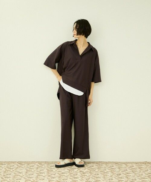 VICKY / ビッキー ロング・マキシ丈ワンピース | 【上下セット】UVカットジャージ シャツパンツセット | 詳細9