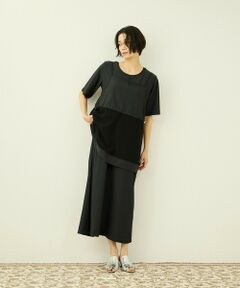 VICKY / ビッキー ロング・マキシ丈ワンピース | 【アンサンブル】UVカットジャージワンピース ビスチェセット