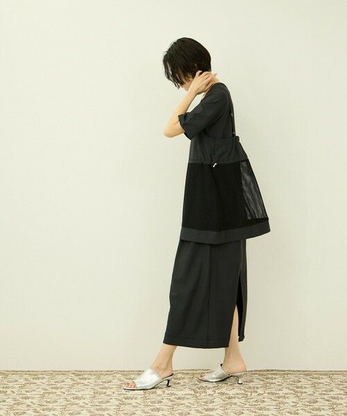 VICKY / ビッキー ロング・マキシ丈ワンピース | 【アンサンブル】UVカットジャージワンピース ビスチェセット | 詳細1