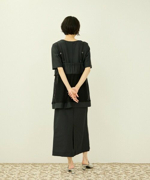 VICKY / ビッキー ロング・マキシ丈ワンピース | 【アンサンブル】UVカットジャージワンピース ビスチェセット | 詳細2