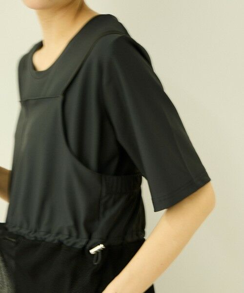 VICKY / ビッキー ロング・マキシ丈ワンピース | 【アンサンブル】UVカットジャージワンピース ビスチェセット | 詳細6