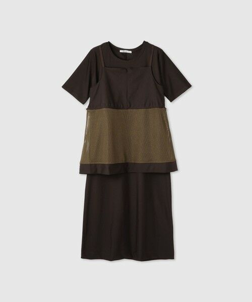 VICKY / ビッキー ロング・マキシ丈ワンピース | 【アンサンブル】UVカットジャージワンピース ビスチェセット | 詳細13