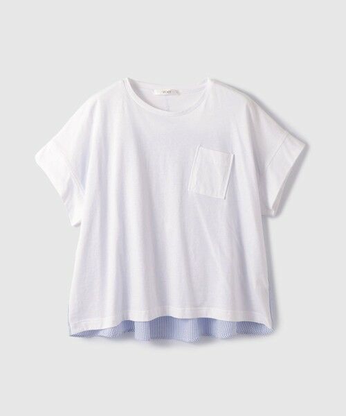 VICKY / ビッキー カットソー | ストライプ切替プルオーバー | 詳細7