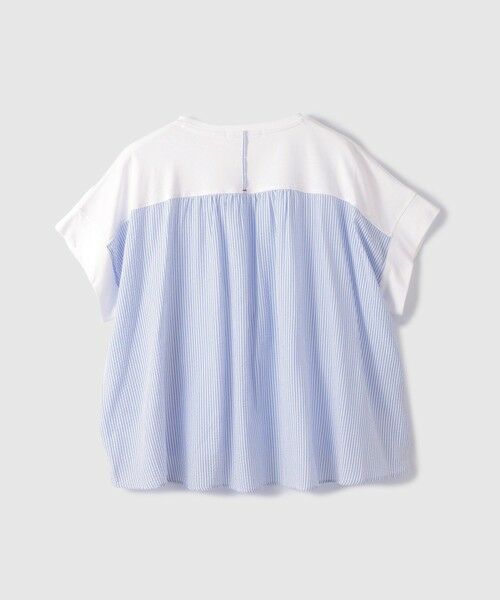 VICKY / ビッキー カットソー | ストライプ切替プルオーバー | 詳細8