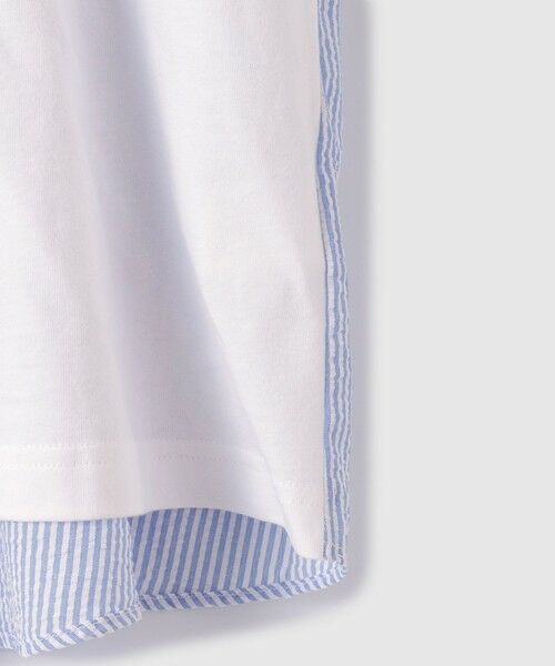 VICKY / ビッキー カットソー | ストライプ切替プルオーバー | 詳細12