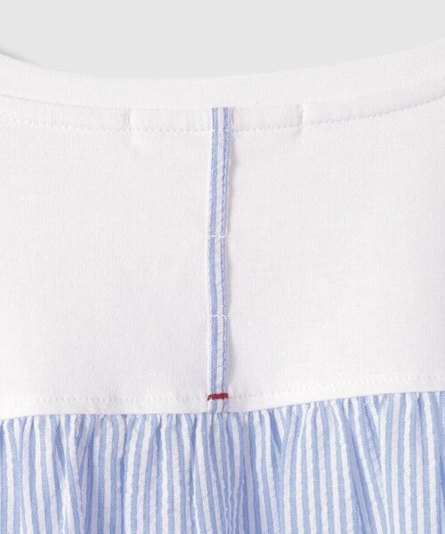 VICKY / ビッキー カットソー | ストライプ切替プルオーバー | 詳細13