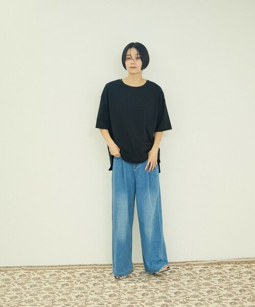VICKY / ビッキー カットソー | ひんやりオーバーサイズTシャツ | 詳細7