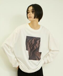VICKY / ビッキー カットソー | アソートフォトロングTシャツ