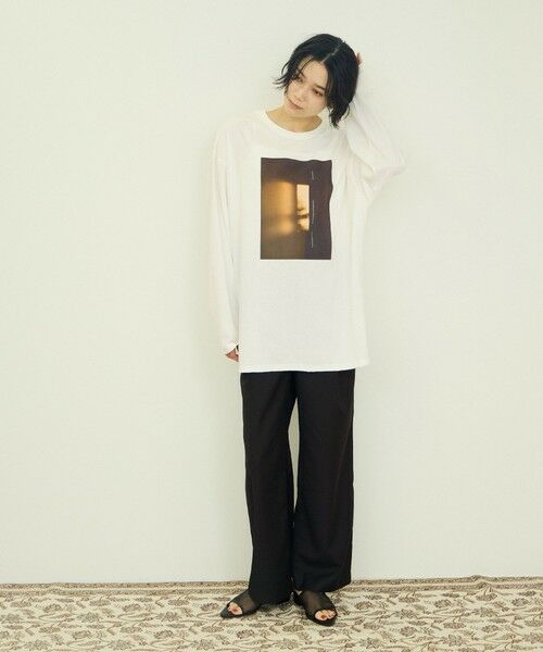 VICKY / ビッキー カットソー | アソートフォトロングTシャツ | 詳細3