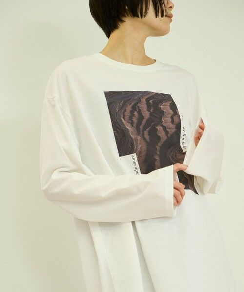 VICKY / ビッキー カットソー | アソートフォトロングTシャツ | 詳細5