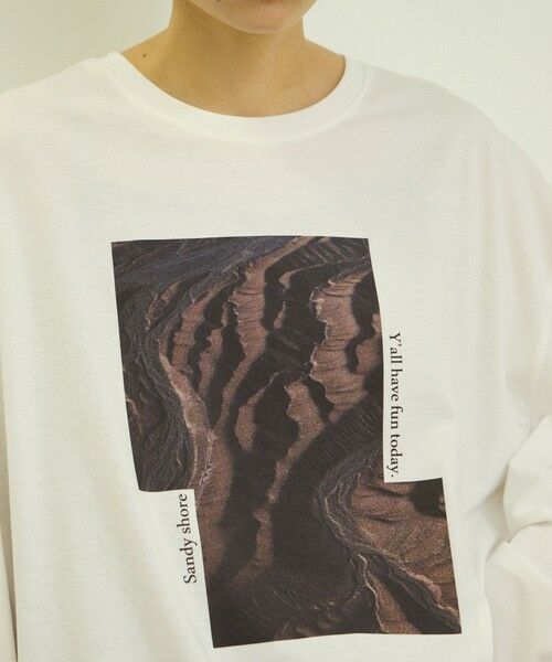VICKY / ビッキー カットソー | アソートフォトロングTシャツ | 詳細6