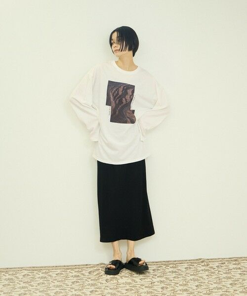 VICKY / ビッキー カットソー | アソートフォトロングTシャツ | 詳細7