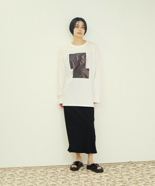 VICKY / ビッキー カットソー | アソートフォトロングTシャツ | 詳細8