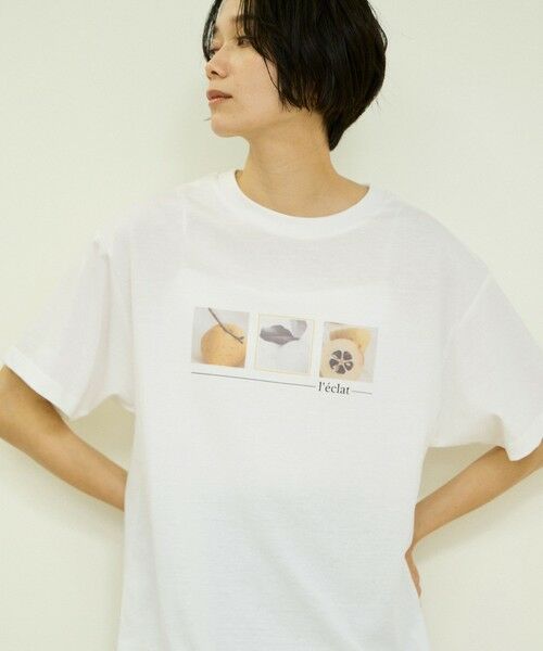 VICKY / ビッキー カットソー | 接触冷感フルーツTシャツ（イエロー系その他）
