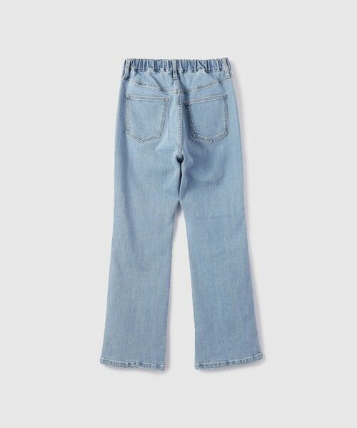 VICKY / ビッキー デニムパンツ | ウエストゴムフレアストレッチデニム | 詳細1