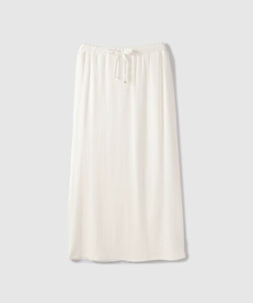 VICKY / ビッキー ミニ・ひざ丈スカート | リブタイトスカート（オフホワイト）