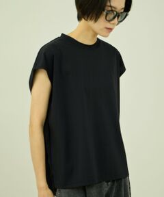 VICKY / ビッキー カットソー | コットンソロナフレンチスリーブTシャツ