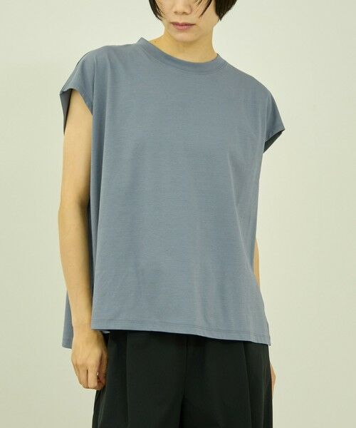 VICKY / ビッキー カットソー | コットンソロナフレンチスリーブTシャツ | 詳細12
