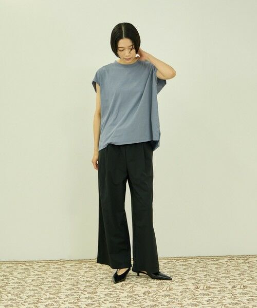 VICKY / ビッキー カットソー | コットンソロナフレンチスリーブTシャツ | 詳細13