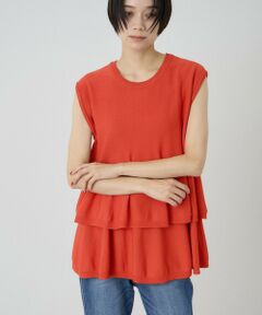 VICKY / ビッキー ニット・セーター | ティアードフレンチサマーニットプルオーバー