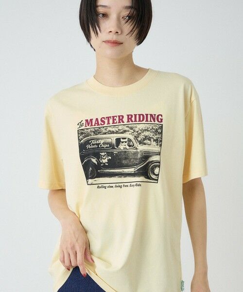 VICKY / ビッキー カットソー | 【Power To People】 MASTER RIDINGフォトTシャツ（アイボリー）