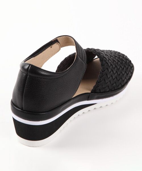 VITA NOVA / ヴィタノーヴァ サンダル | メッシュ編みサンダル ブラック | 詳細2
