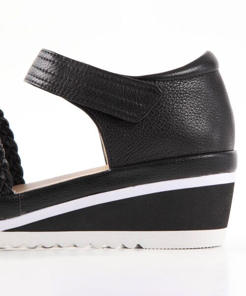 VITA NOVA / ヴィタノーヴァ サンダル | メッシュ編みサンダル ブラック | 詳細5