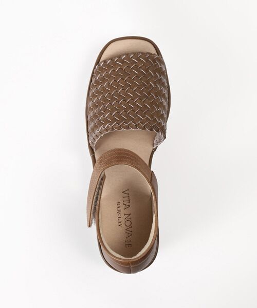 VITA NOVA / ヴィタノーヴァ サンダル | メッシュ編みサンダル ブラウン | 詳細3