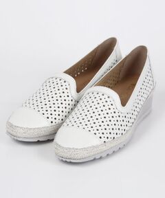 VITA NOVA / ヴィタノーヴァ フラットシューズ | パンチングスリッポン