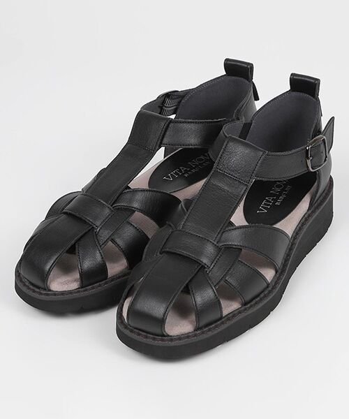 VITA NOVA / ヴィタノーヴァ サンダル | グルカサンダル（ブラック）