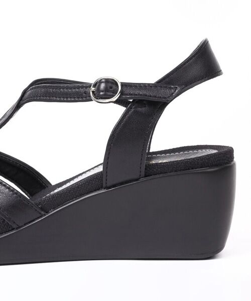 VITA NOVA / ヴィタノーヴァ サンダル | ウェッジソール Tストラップサンダル | 詳細5