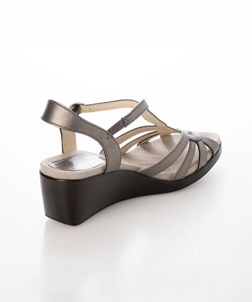 VITA NOVA / ヴィタノーヴァ サンダル | ウェッジソール Tストラップサンダル | 詳細7