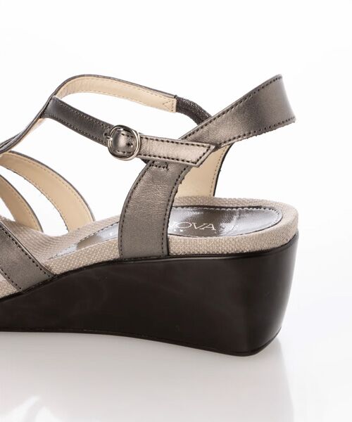 VITA NOVA / ヴィタノーヴァ サンダル | ウェッジソール Tストラップサンダル | 詳細10
