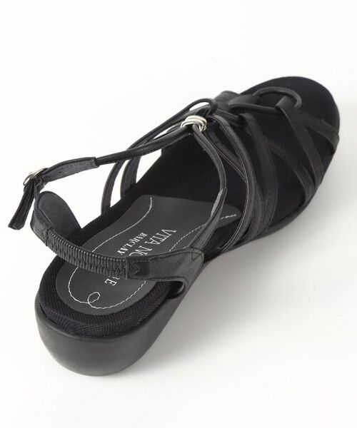 VITA NOVA / ヴィタノーヴァ サンダル | クッションソフトソール ラインデザインサンダル | 詳細2