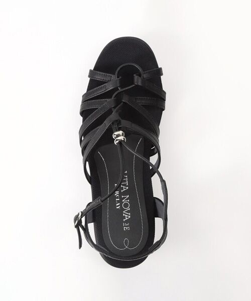 VITA NOVA / ヴィタノーヴァ サンダル | クッションソフトソール ラインデザインサンダル | 詳細3