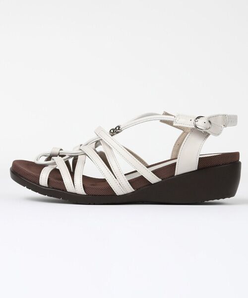 VITA NOVA / ヴィタノーヴァ サンダル | クッションソフトソール ラインデザインサンダル | 詳細6