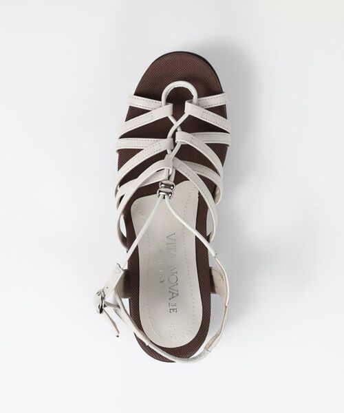 VITA NOVA / ヴィタノーヴァ サンダル | クッションソフトソール ラインデザインサンダル | 詳細8