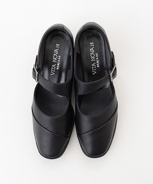 VITA NOVA / ヴィタノーヴァ フラットシューズ | ベルトデザインプラットフォームシューズ | 詳細1
